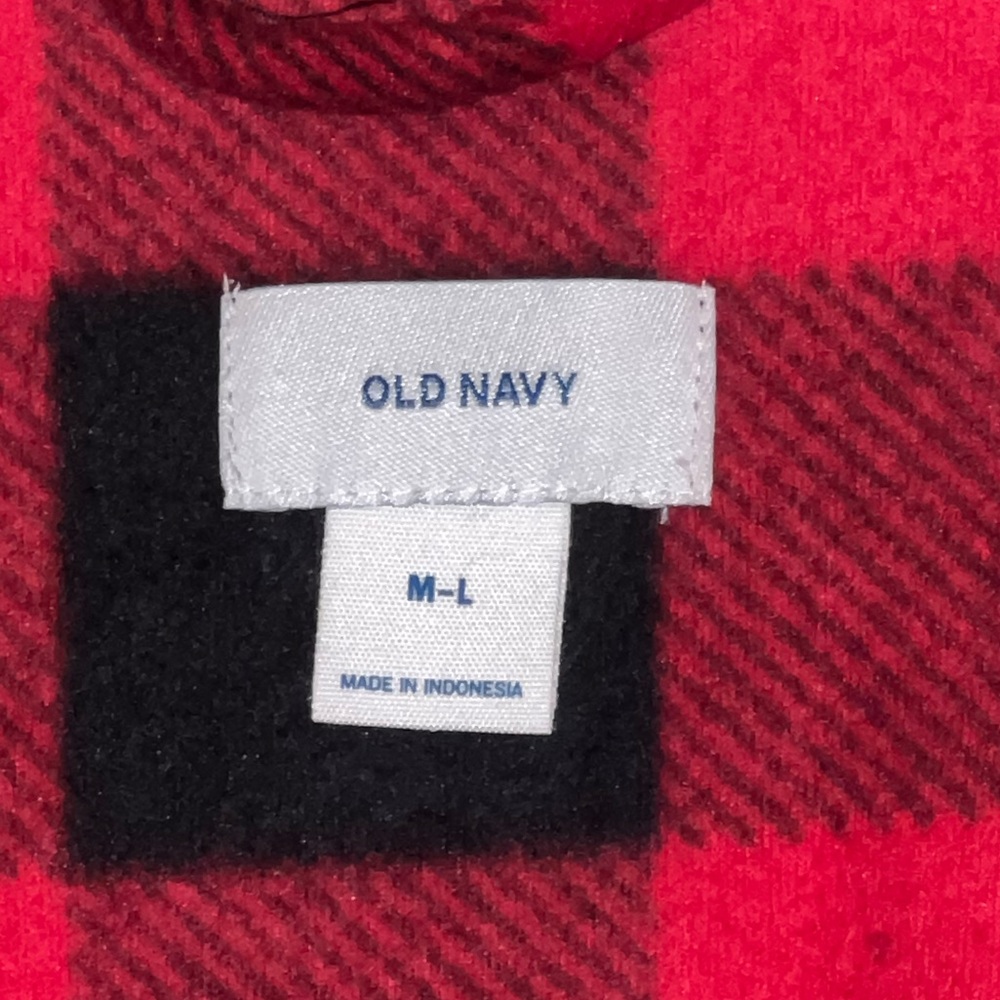 Old Navy Woman’s Buffalo Plaid Robe Size M/L - Picture 2 of 3